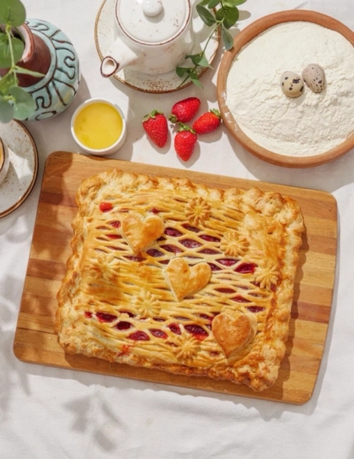 Пирог в подарок имениннику